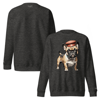 Sweatshirt premium unisexe classique - Collection Bouledogue Français - Doggy Trend