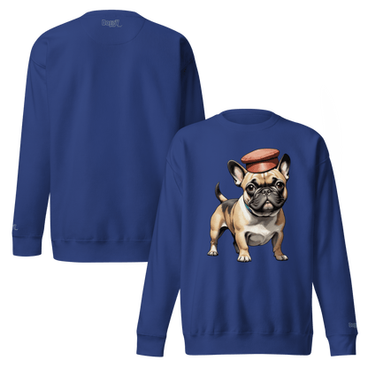 Sweatshirt premium unisexe classique - Collection Bouledogue Français - Doggy Trend