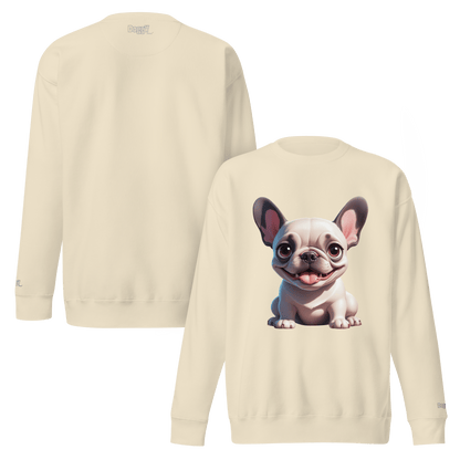 Sweatshirt premium unisexe classique - Collection Bouledogue Français - Doggy Trend