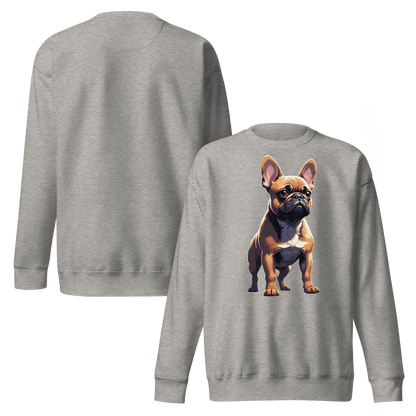 Sweatshirt premium unisexe classique - Collection Bouledogue Français - Doggy Trend