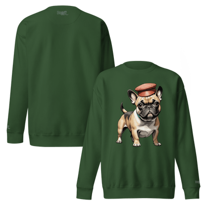Sweatshirt premium unisexe classique - Collection Bouledogue Français - Doggy Trend