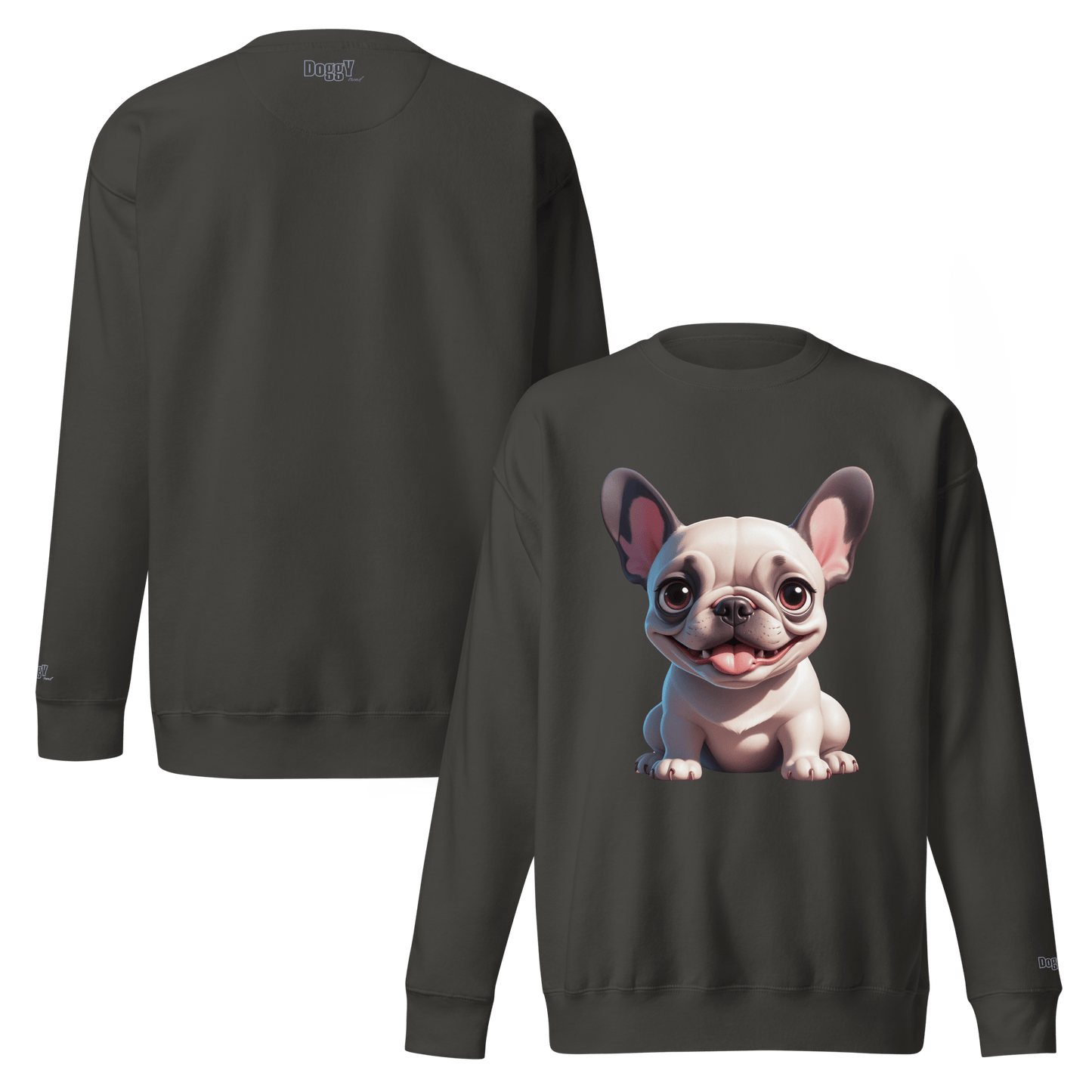 Sweatshirt premium unisexe classique - Collection Bouledogue Français - Doggy Trend