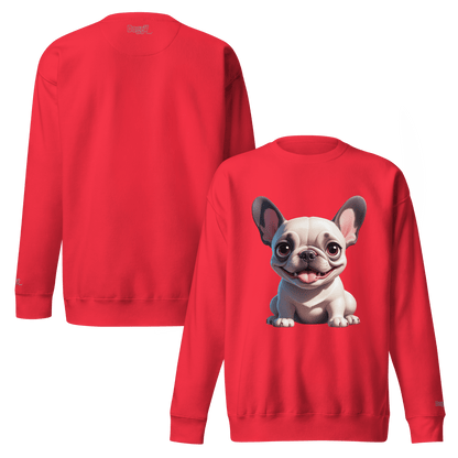 Sweatshirt premium unisexe classique - Collection Bouledogue Français - Doggy Trend