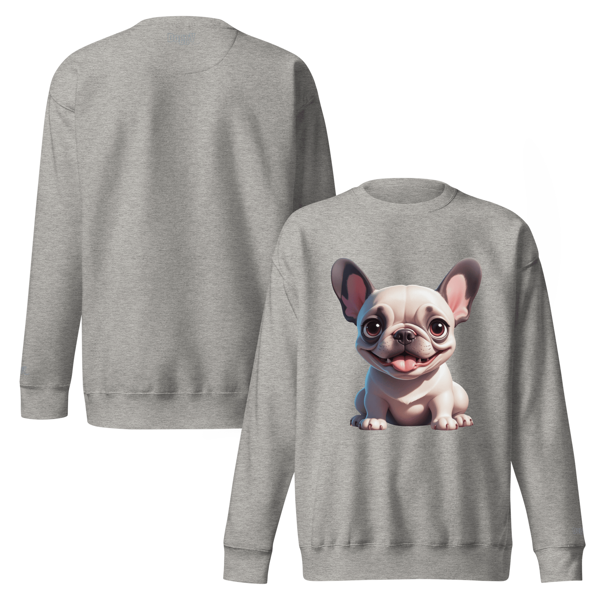 Sweatshirt premium unisexe classique - Collection Bouledogue Français - Doggy Trend