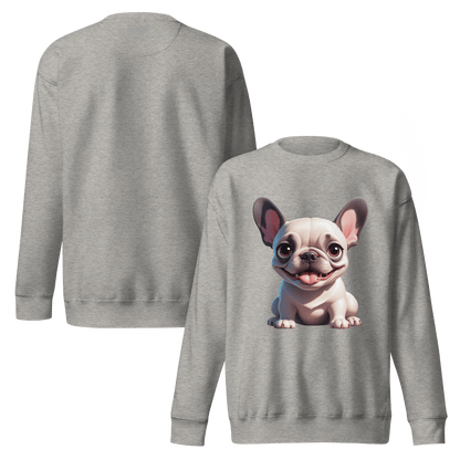 Sweatshirt premium unisexe classique - Collection Bouledogue Français - Doggy Trend