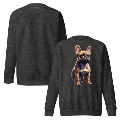 Sweatshirt premium unisexe classique - Collection Bouledogue Français - Doggy Trend