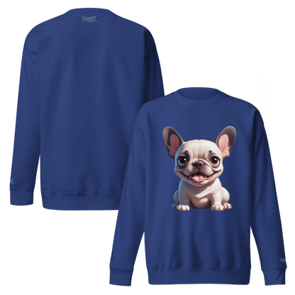 Sweatshirt premium unisexe classique - Collection Bouledogue Français - Doggy Trend