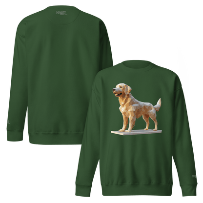 Sweatshirt premium unisexe classique - Collection Golden Retriever - Doggy Trend