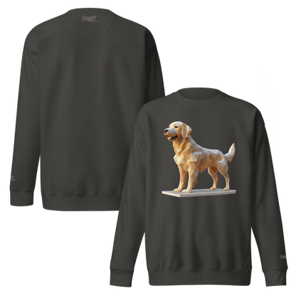 Sweatshirt premium unisexe classique - Collection Golden Retriever - Doggy Trend