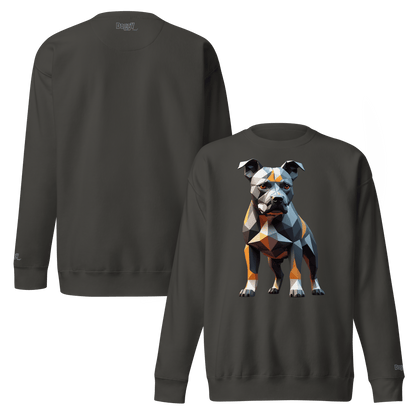 Sweatshirt premium unisexe classique - Collection Staffordshire Bull Terrier - Doggy Trend