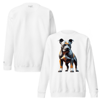 Sweatshirt premium unisexe classique - Collection Staffordshire Bull Terrier - Doggy Trend