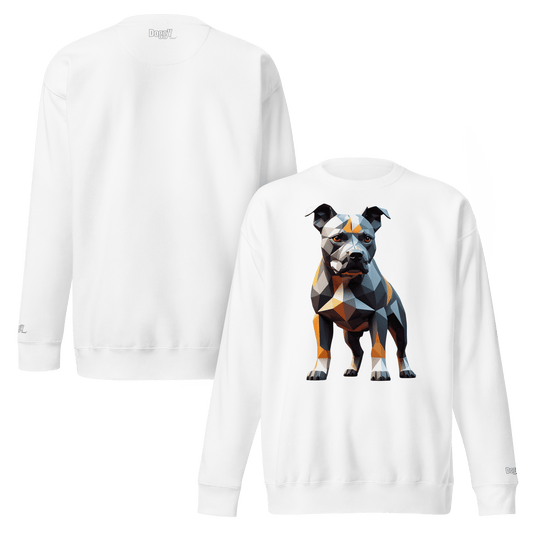 Sweatshirt premium unisexe classique - Collection Staffordshire Bull Terrier - Doggy Trend