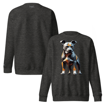Sweatshirt premium unisexe classique - Collection Staffordshire Bull Terrier - Doggy Trend