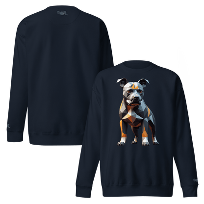 Sweatshirt premium unisexe classique - Collection Staffordshire Bull Terrier - Doggy Trend