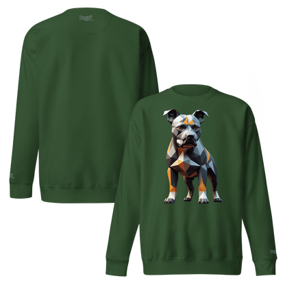 Sweatshirt premium unisexe classique - Collection Staffordshire Bull Terrier - Doggy Trend