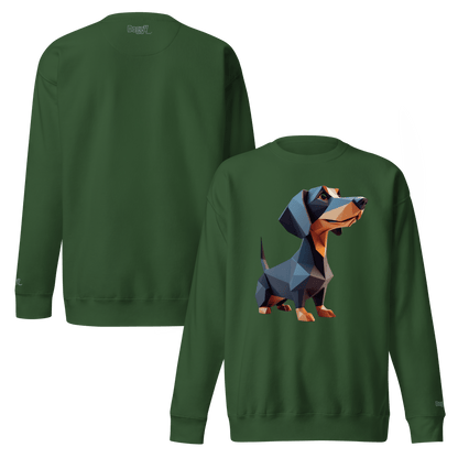 Sweatshirt premium unisexe classique - Collection Teckel - Doggy Trend