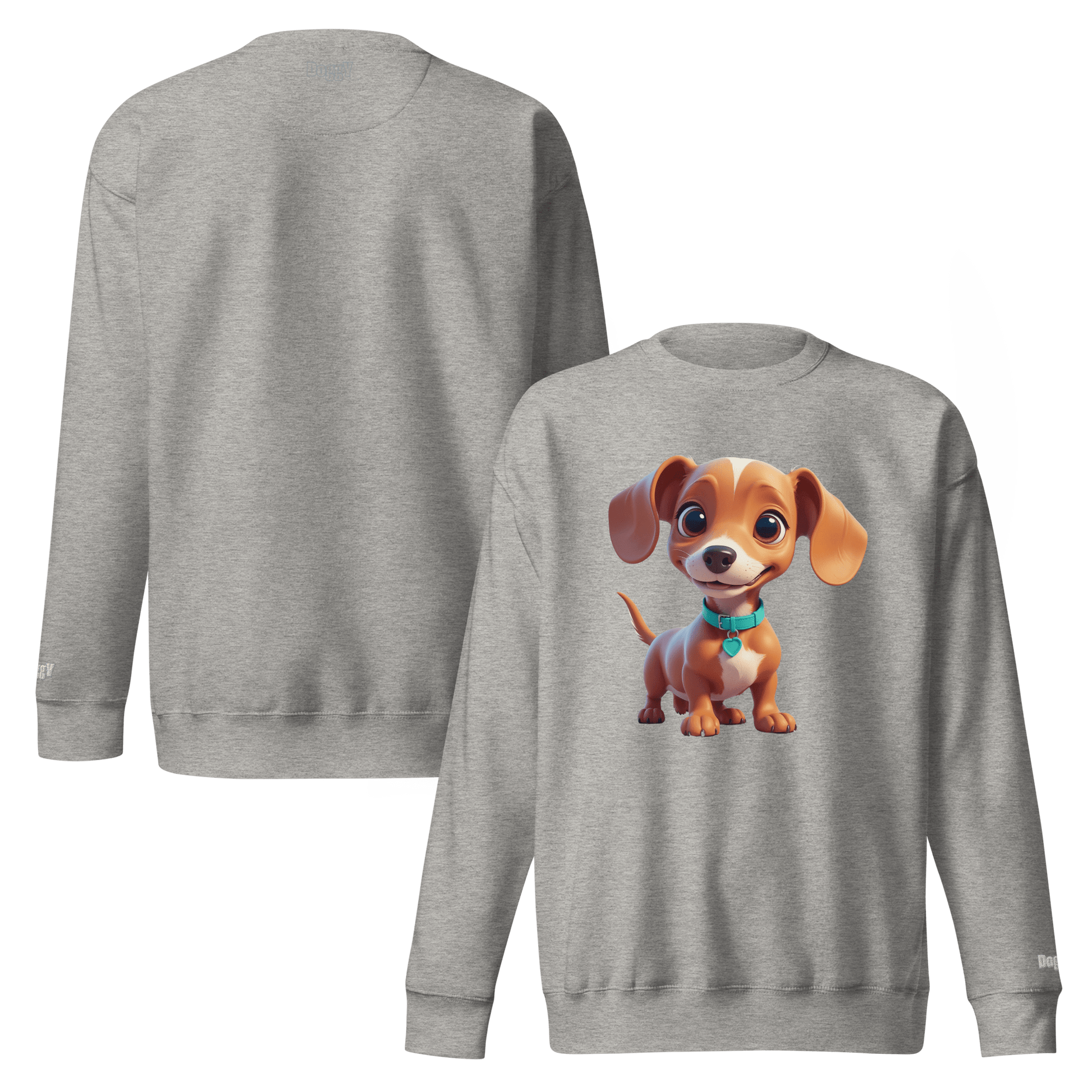 Sweatshirt premium unisexe classique - Collection Teckel - Doggy Trend