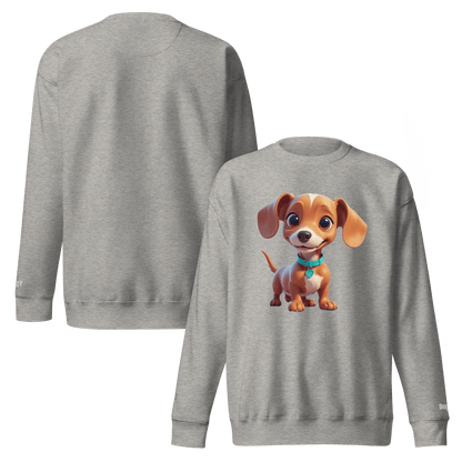 Sweatshirt premium unisexe classique - Collection Teckel - Doggy Trend