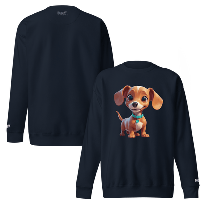 Sweatshirt premium unisexe classique - Collection Teckel - Doggy Trend