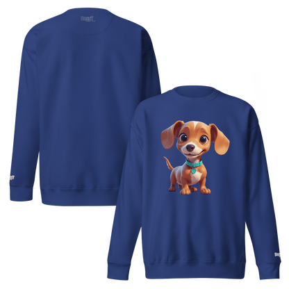 Sweatshirt premium unisexe classique - Collection Teckel - Doggy Trend