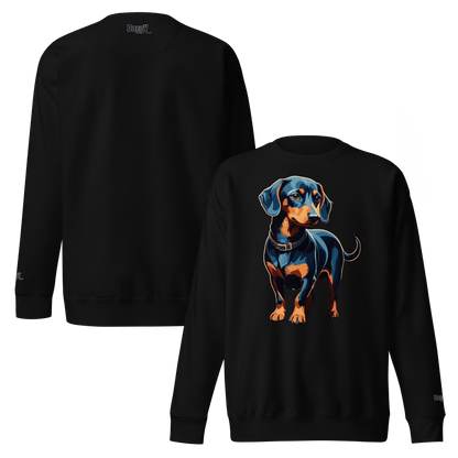 Sweatshirt premium unisexe classique - Collection Teckel - Doggy Trend