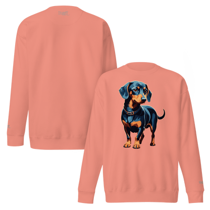 Sweatshirt premium unisexe classique - Collection Teckel - Doggy Trend