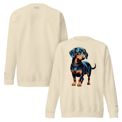 Sweatshirt premium unisexe classique - Collection Teckel - Doggy Trend