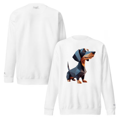 Sweatshirt premium unisexe classique - Collection Teckel - Doggy Trend