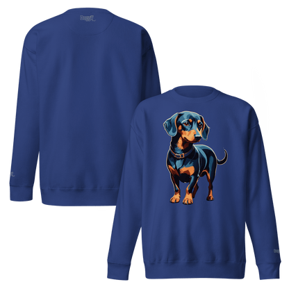 Sweatshirt premium unisexe classique - Collection Teckel - Doggy Trend