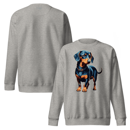 Sweatshirt premium unisexe classique - Collection Teckel - Doggy Trend