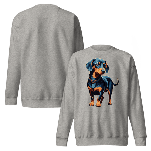 Sweatshirt premium unisexe classique - Collection Teckel - Doggy Trend