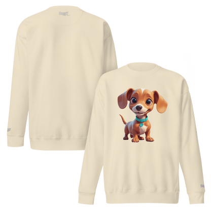 Sweatshirt premium unisexe classique - Collection Teckel - Doggy Trend