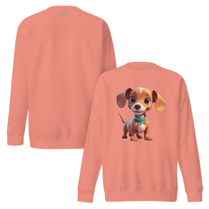 Sweatshirt premium unisexe classique - Collection Teckel - Doggy Trend