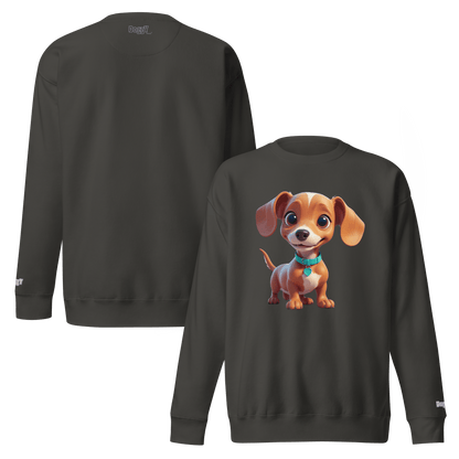Sweatshirt premium unisexe classique - Collection Teckel - Doggy Trend