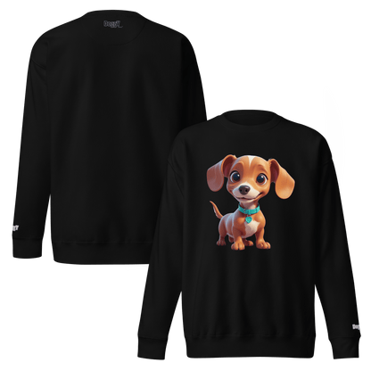 Sweatshirt premium unisexe classique - Collection Teckel - Doggy Trend