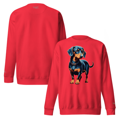 Sweatshirt premium unisexe classique - Collection Teckel - Doggy Trend