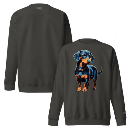 Sweatshirt premium unisexe classique - Collection Teckel - Doggy Trend