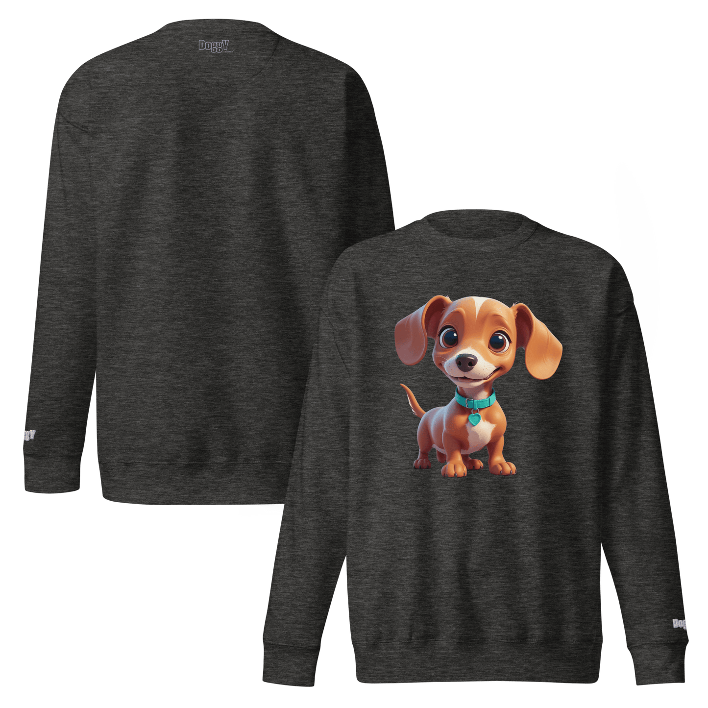 Sweatshirt premium unisexe classique - Collection Teckel - Doggy Trend