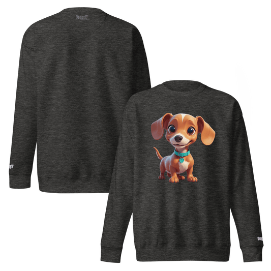 Sweatshirt premium unisexe classique - Collection Teckel - Doggy Trend