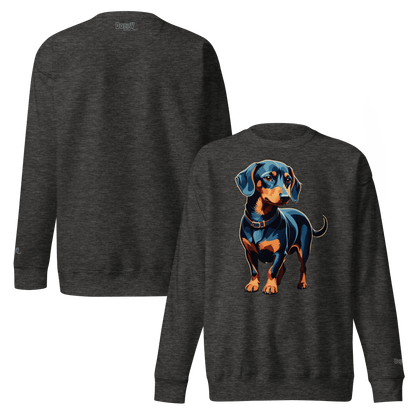 Sweatshirt premium unisexe classique - Collection Teckel - Doggy Trend