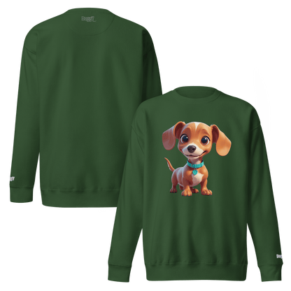 Sweatshirt premium unisexe classique - Collection Teckel - Doggy Trend