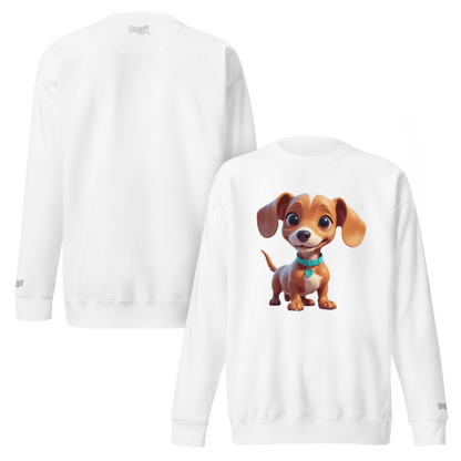 Sweatshirt premium unisexe classique - Collection Teckel - Doggy Trend