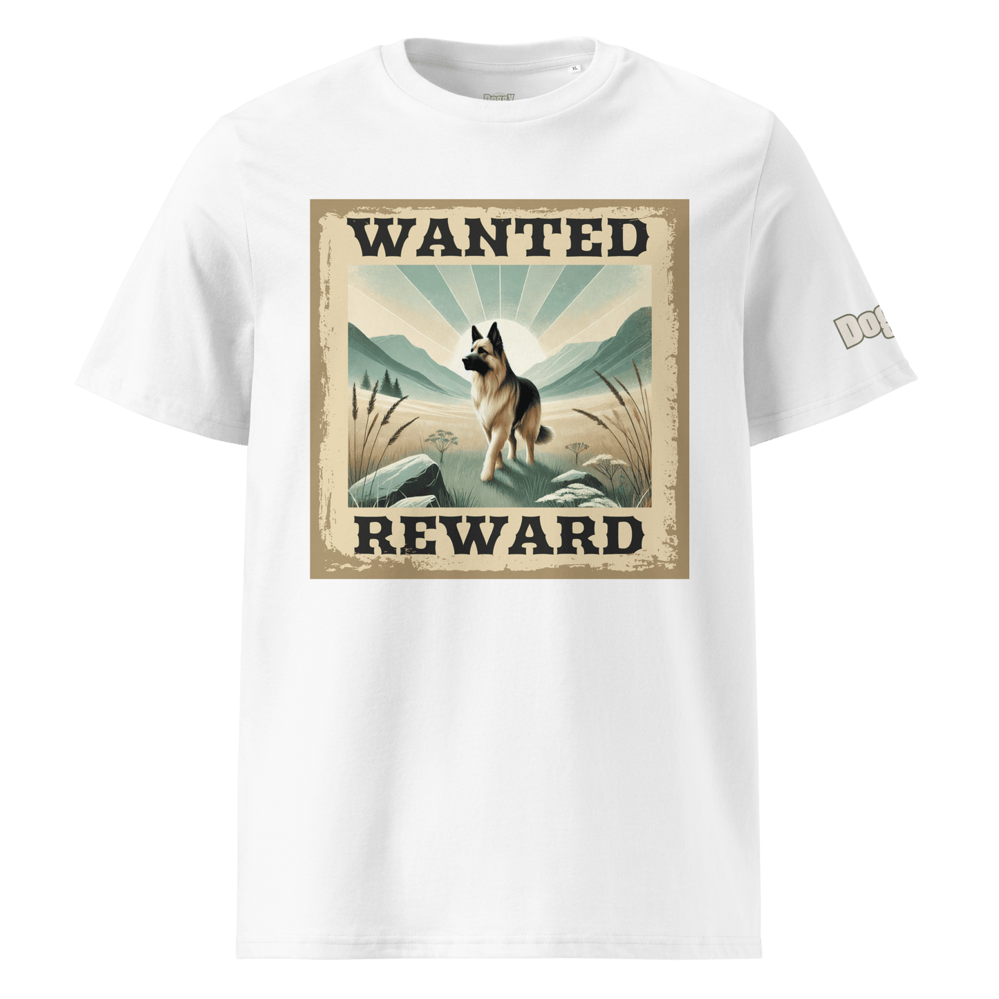 T-shirt unisexe en coton biologique - Collection Berger Allemand - Doggy Trend