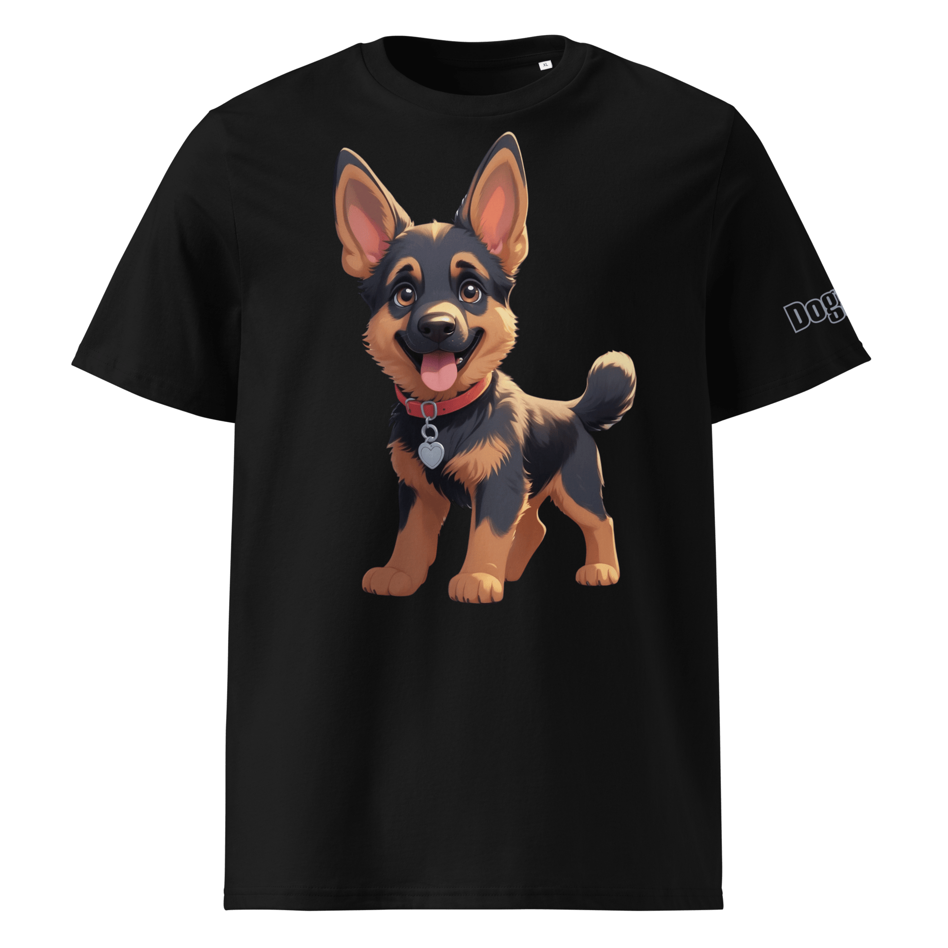 T-shirt unisexe en coton biologique - Collection Berger Allemand - Doggy Trend