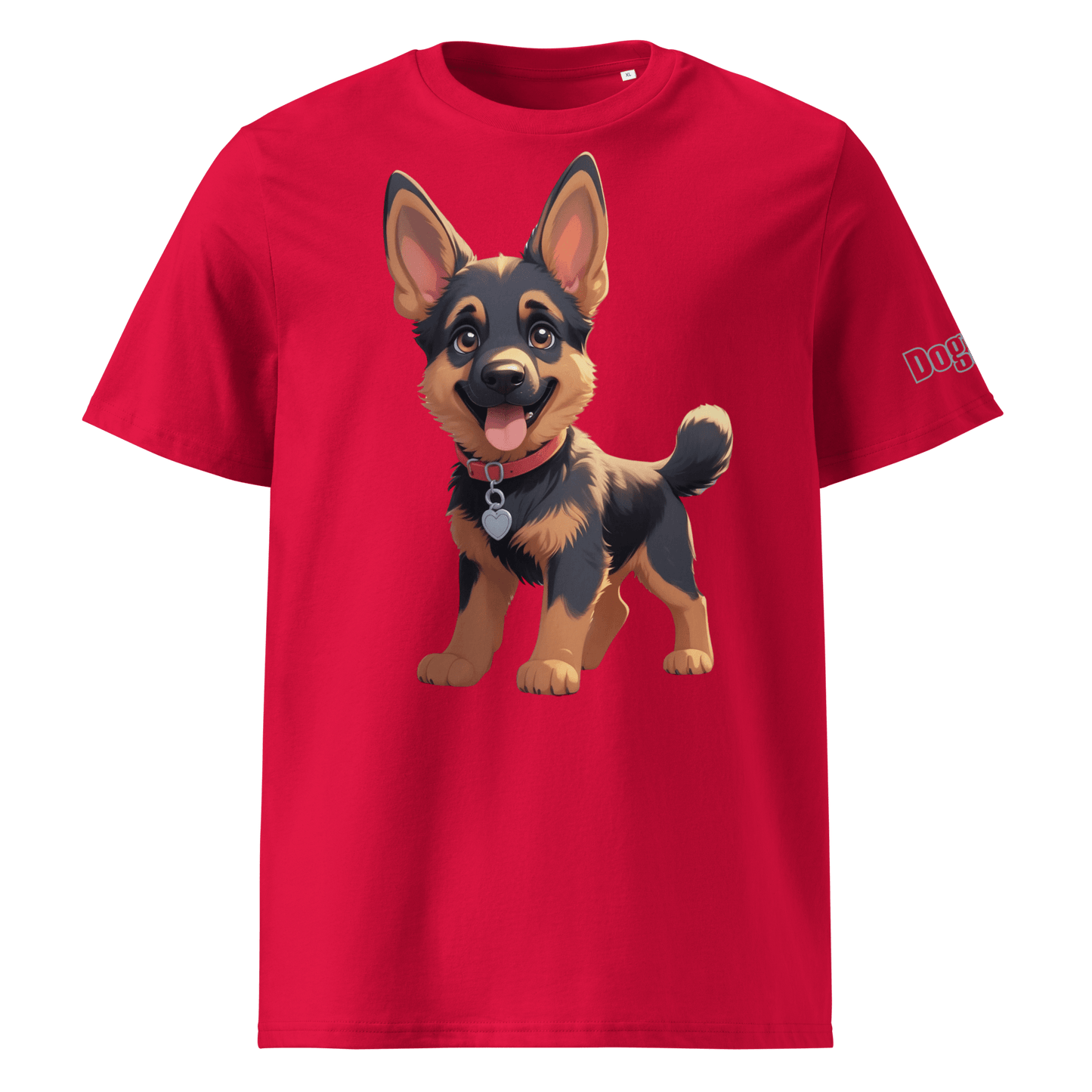 T-shirt unisexe en coton biologique - Collection Berger Allemand - Doggy Trend