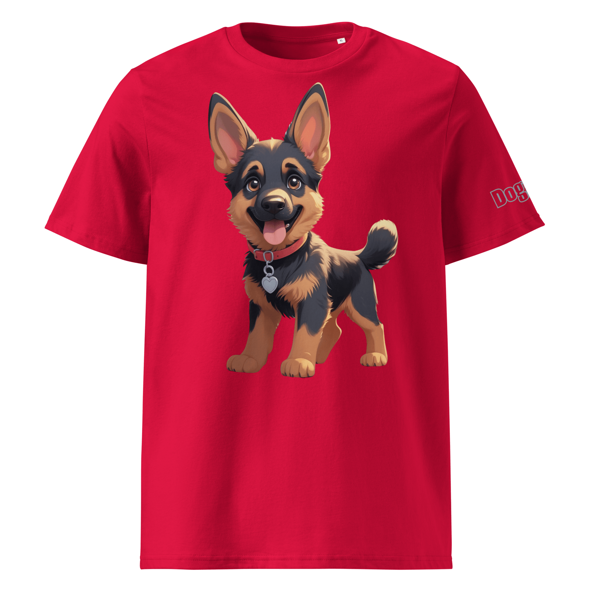 T-shirt unisexe en coton biologique - Collection Berger Allemand - Doggy Trend