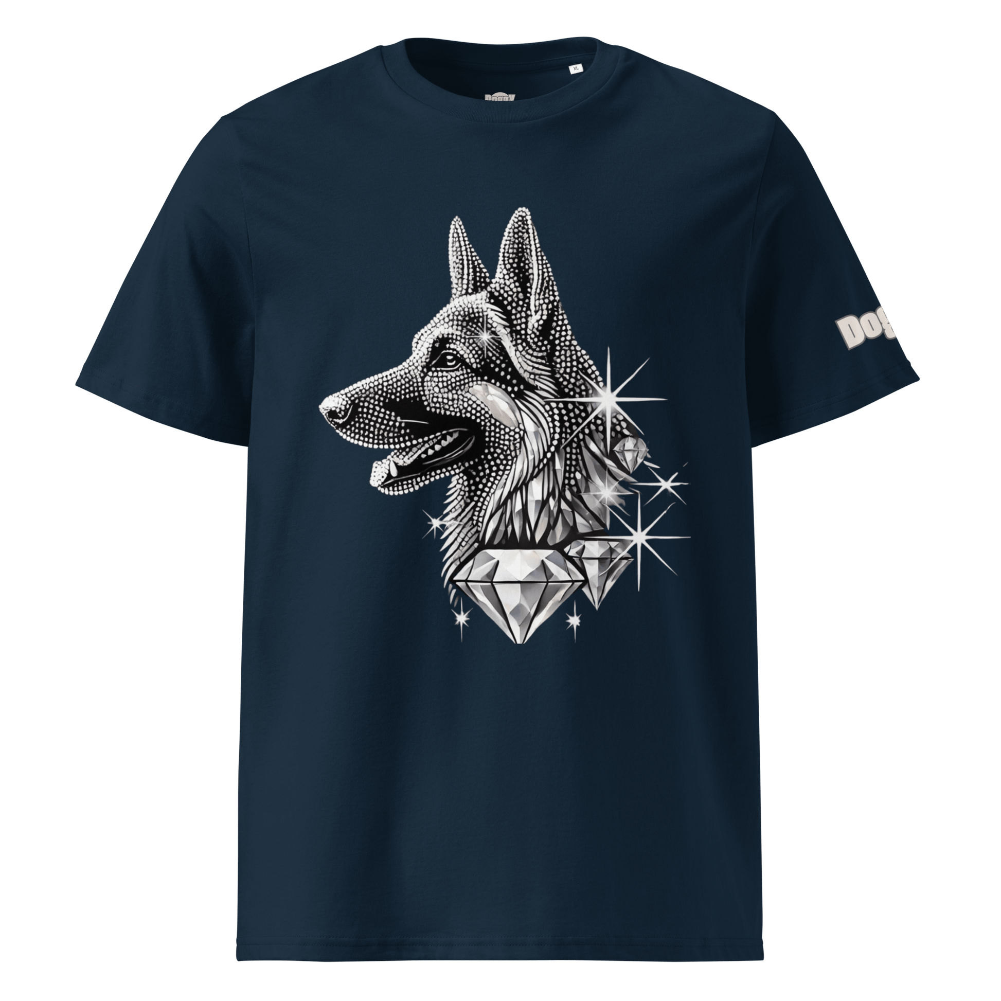 T-shirt unisexe en coton biologique - Collection Berger Allemand - Doggy Trend