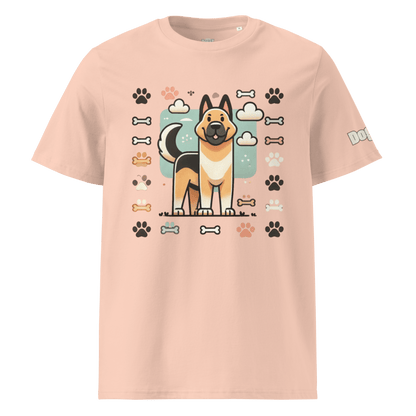 T-shirt unisexe en coton biologique - Collection Berger Allemand - Doggy Trend