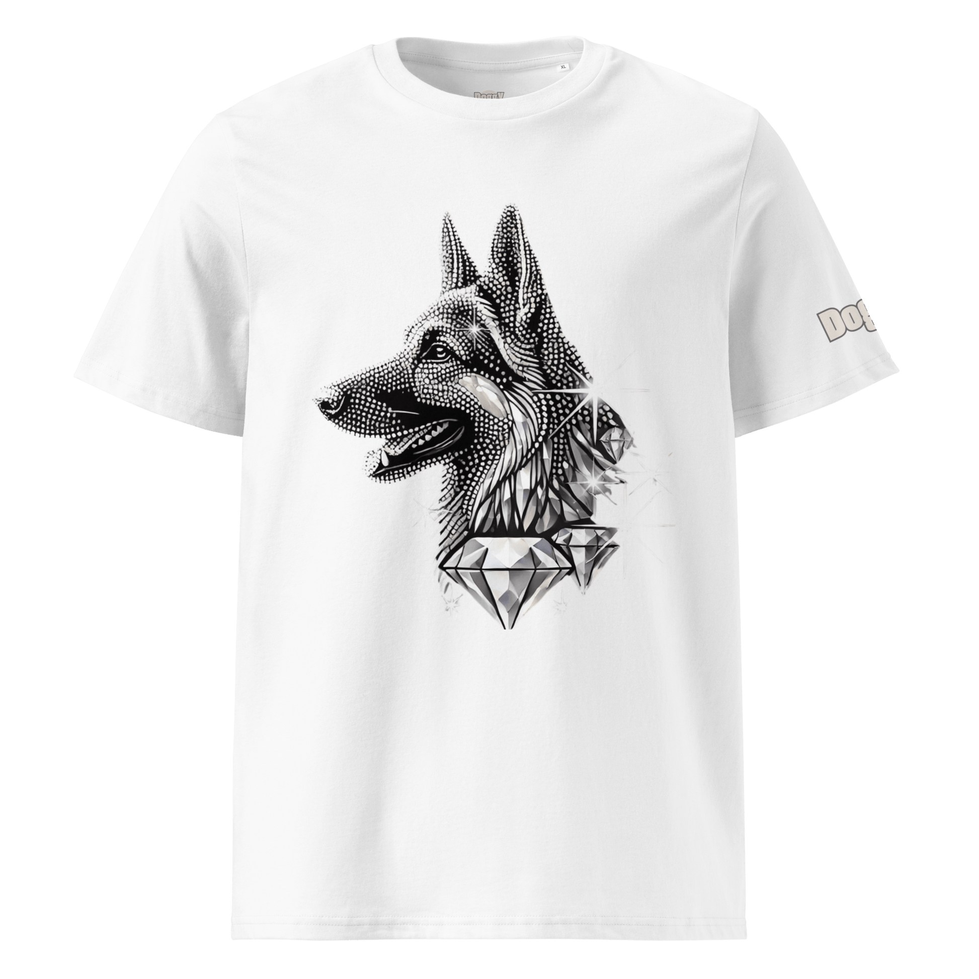 T-shirt unisexe en coton biologique - Collection Berger Allemand - Doggy Trend