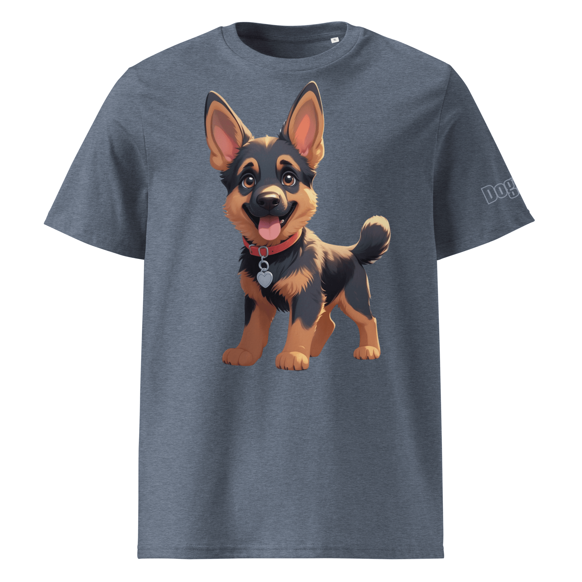 T-shirt unisexe en coton biologique - Collection Berger Allemand - Doggy Trend